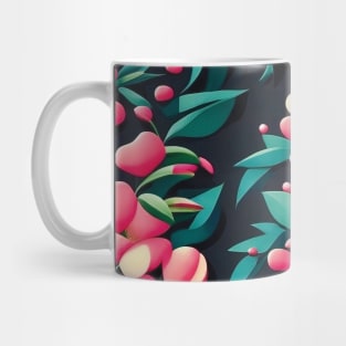 Pink cherry abstract artwork Mug